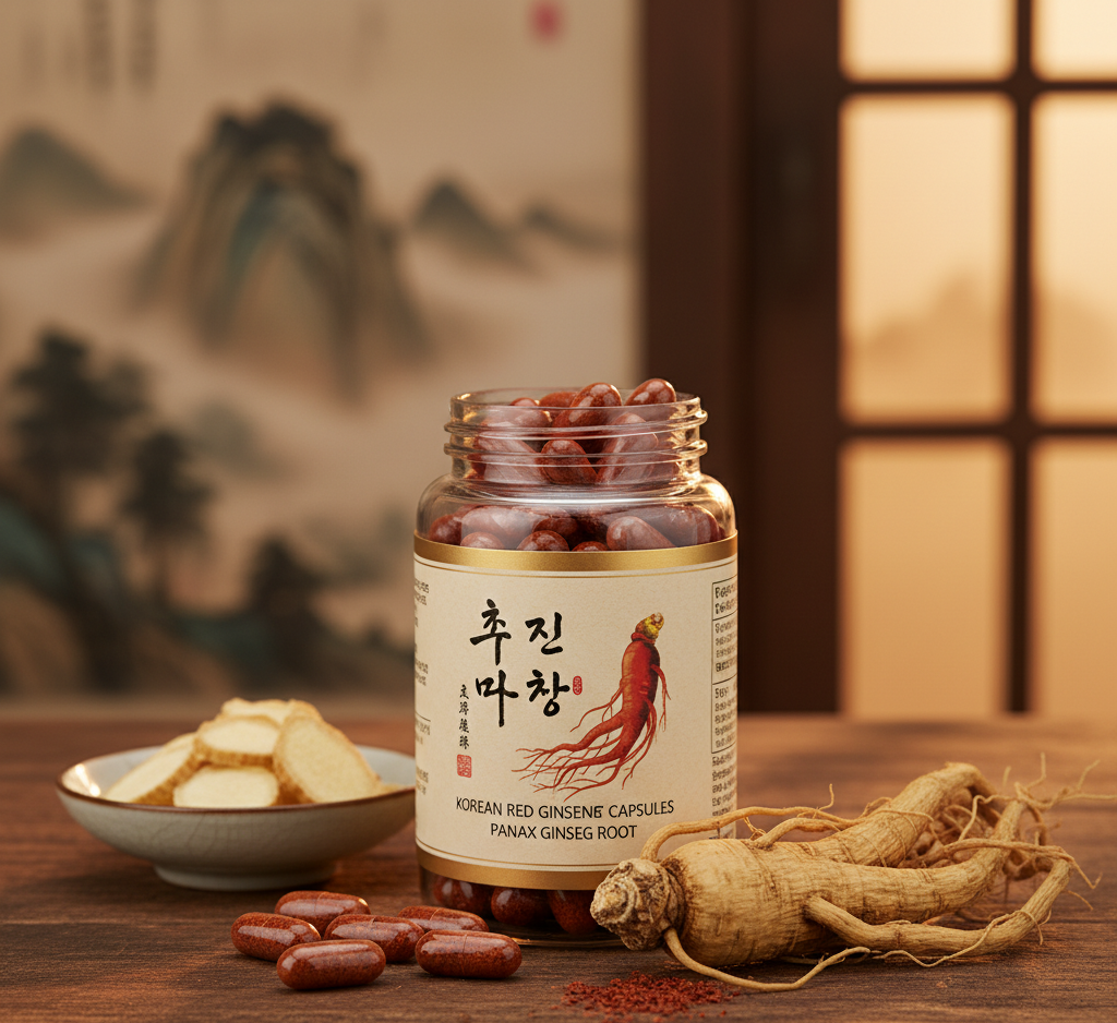 Korean Ginseng Capsules (Panax ginseng) - Image 1
